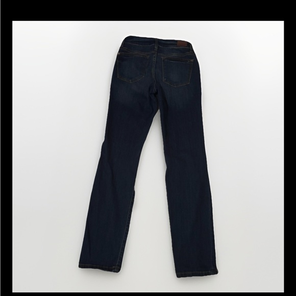 Just Blue Women’s dark blue distressed straight leg jeans- size 5/27 - Picture 5 of 7